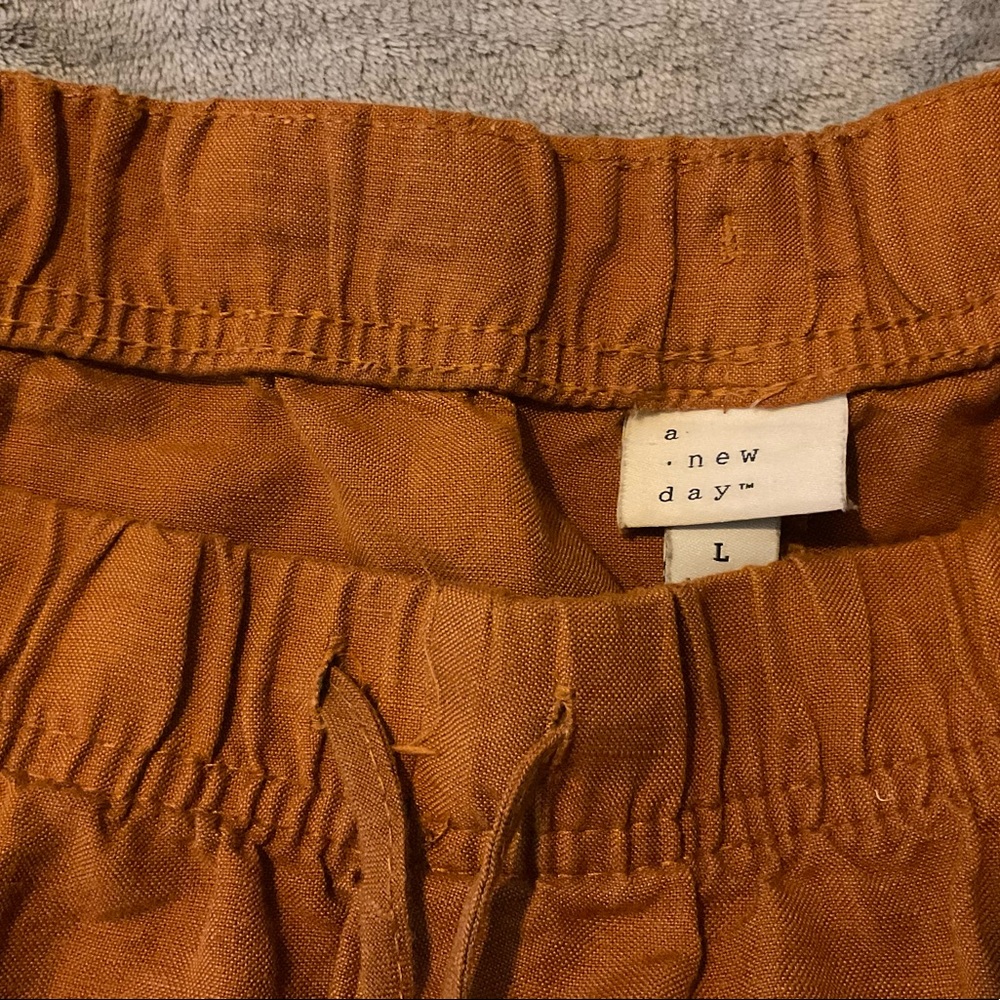Chestnut Brown Linen pants